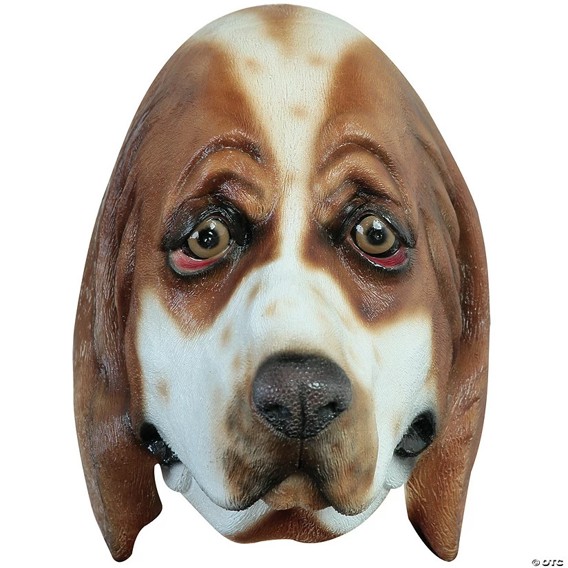 Adult Basset Hound Mask 3 Adult Basset Hound Mask