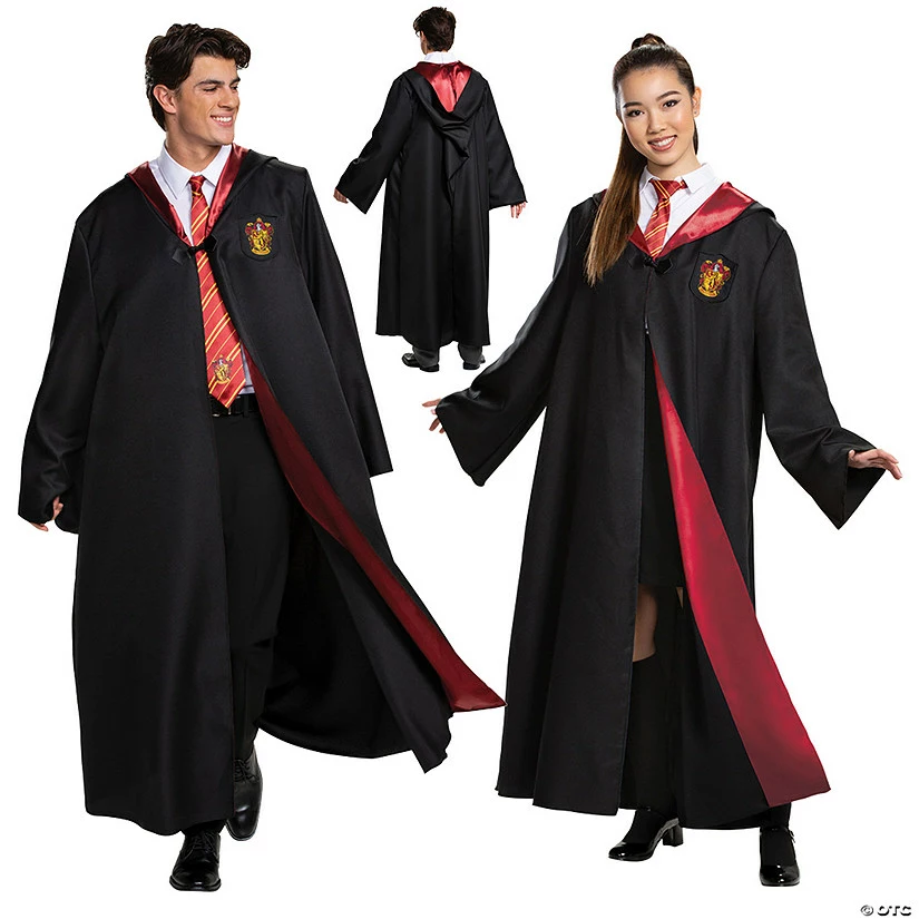 Adult Deluxe Harry Potter Gryffindor Robe 3 Adult Deluxe Harry Potter Gryffindor Robe
