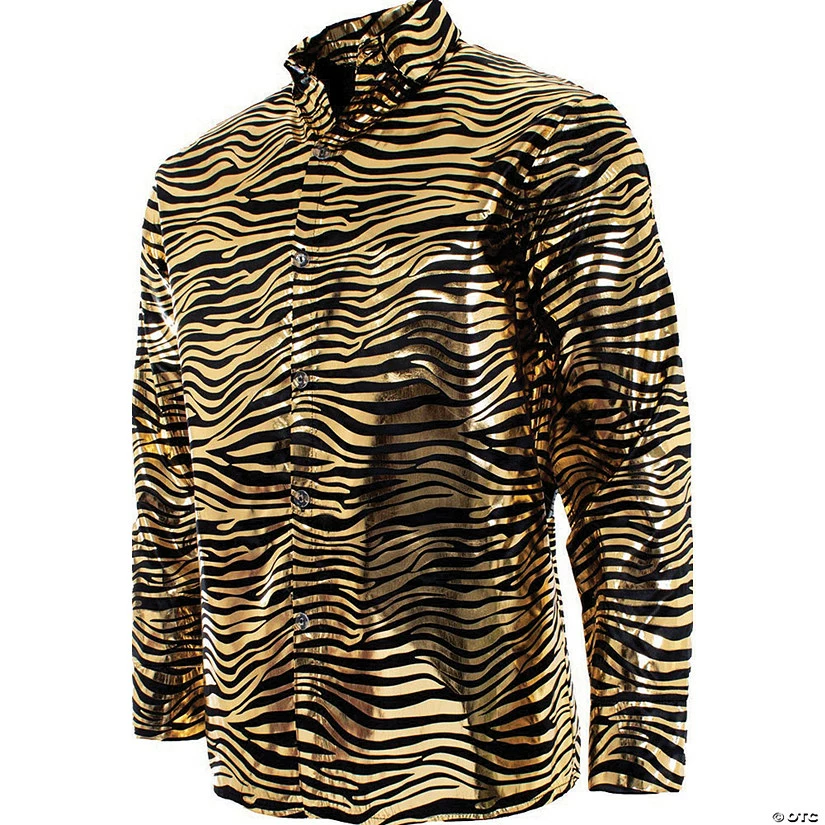 Adult Gold Tiger Shirt 3 Adult Gold Tiger Shirt