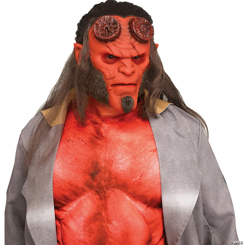 Adult Hellboy Resilient Mask 3 Adult Hellboy Resilient Mask