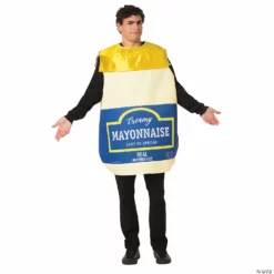Adult Mayonnaise Costume -Halloweenexpress Winkel adult mayonnaise costumegc6224 a03