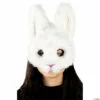 Adult White Bunny Mask -Halloweenexpress Winkel adult white bunny maskmr039056