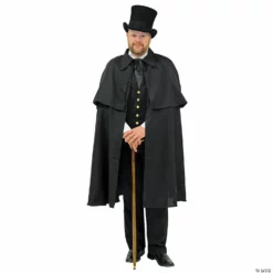 Adult's Black Dickens Cape