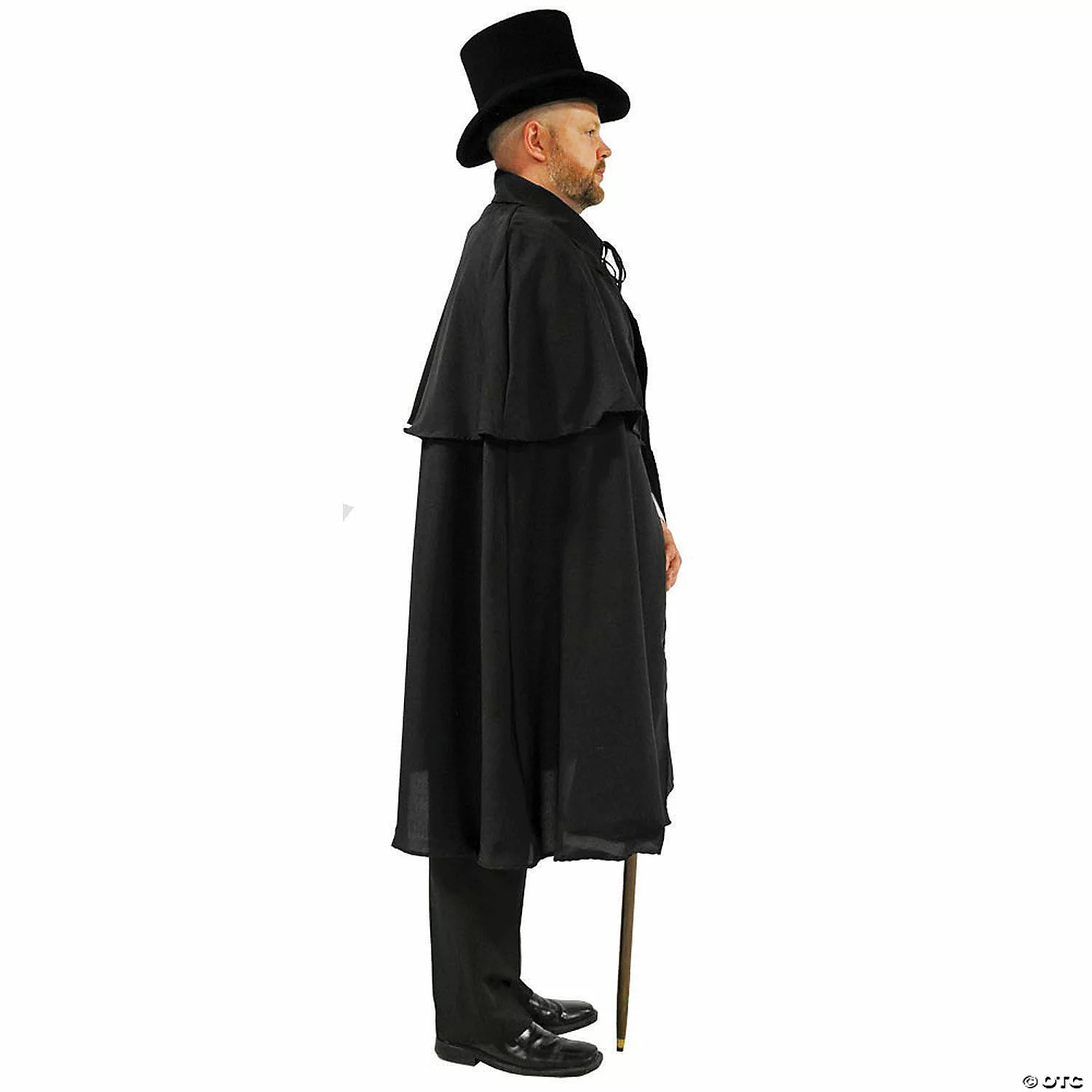 Adult's Black Dickens Cape 4 Adult's Black Dickens Cape - Afbeelding 2