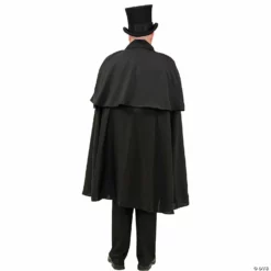 Adult's Black Dickens Cape 7 Adult's Black Dickens Cape -Halloweenexpress Winkel adults black dickens capeaa100 a02