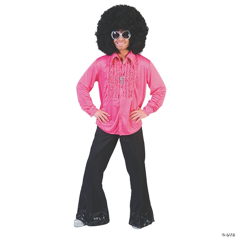 Adult's Pink Saturday Night Medium Shirt 3 Adult's Pink Saturday Night Medium Shirt