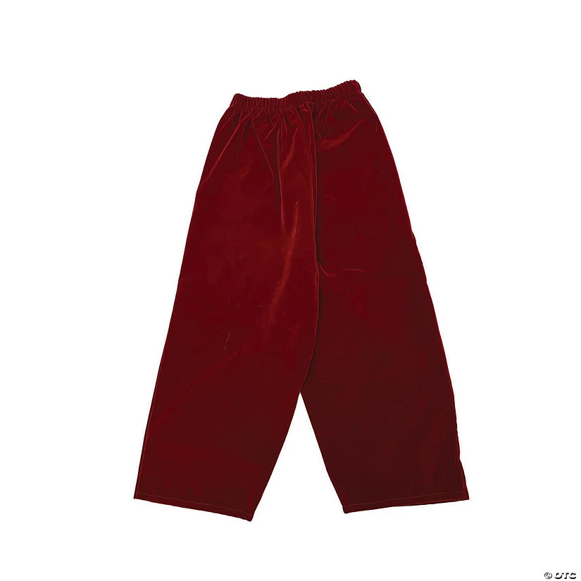 Burgundy Velvet Santa Pants - XXL 3 Burgundy Velvet Santa Pants - XXL