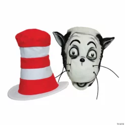Cat In The Hat Mask And Hat 5 Cat In The Hat Mask And Hat -Halloweenexpress Winkel cat in the hat mask and hat14018 a01