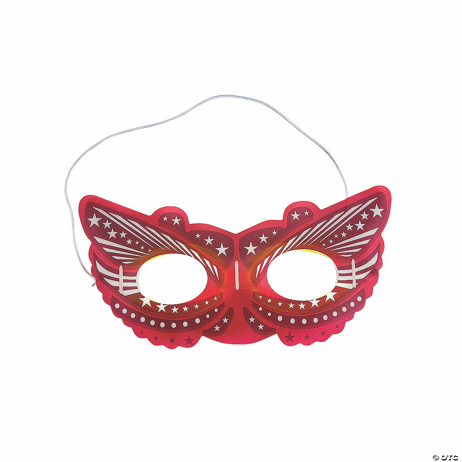 Children's Glow-in-the-Dark Masquerade Masks - 6 Pc. 4 Children's Glow-in-the-Dark Masquerade Masks - 6 Pc. - Afbeelding 2