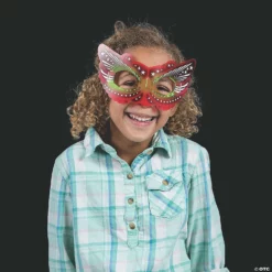 Children's Glow-in-the-Dark Masquerade Masks - 6 Pc. 8 Children's Glow-in-the-Dark Masquerade Masks - 6 Pc. -Halloweenexpress Winkel childrens glow in the dark masquerade masks 6 pc 13837874 a02