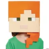 Child's Alex Vacuform Mask - Minecraft 1 Child's Alex Vacuform Mask - Minecraft -Halloweenexpress Winkel childs alex vacuform mask minecraftdg65682