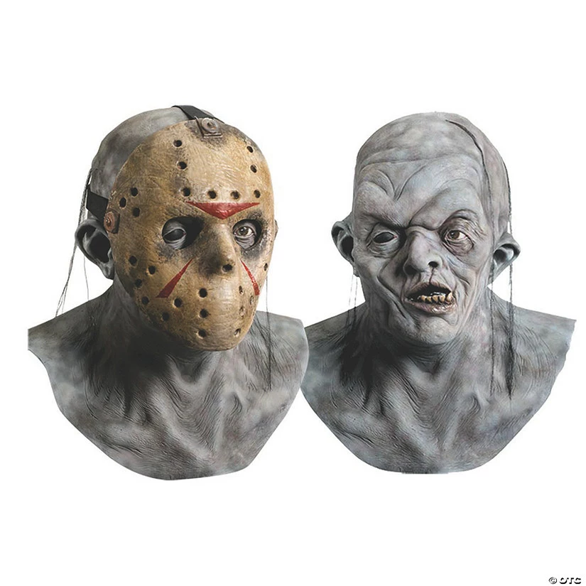 Deluxe Jason Mask With Detachable Hockey Mask 3 Deluxe Jason Mask With Detachable Hockey Mask