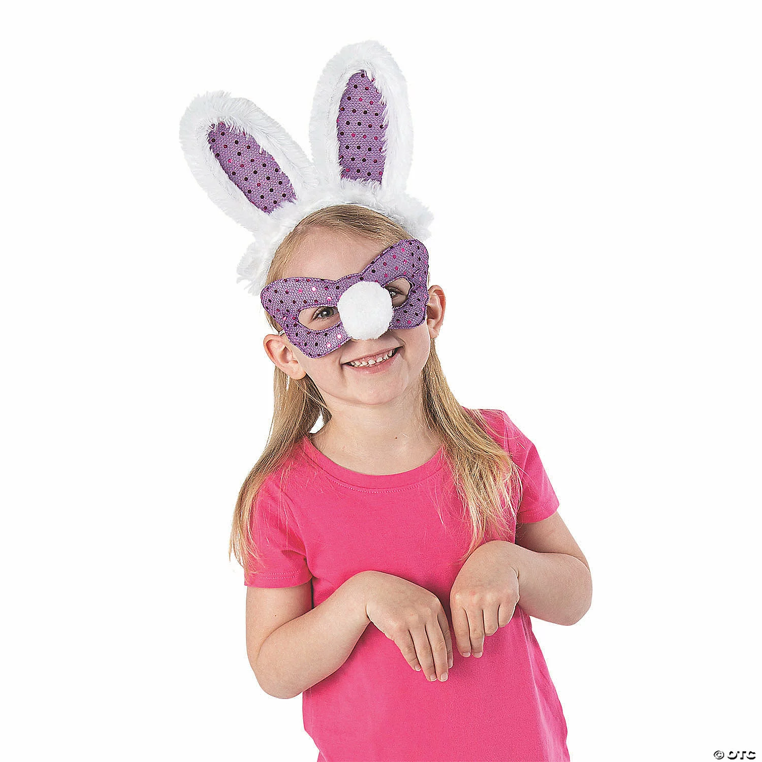 Easter Bunny Ears & Mask Sets - 6 Pc. 4 Easter Bunny Ears & Mask Sets - 6 Pc. - Afbeelding 2