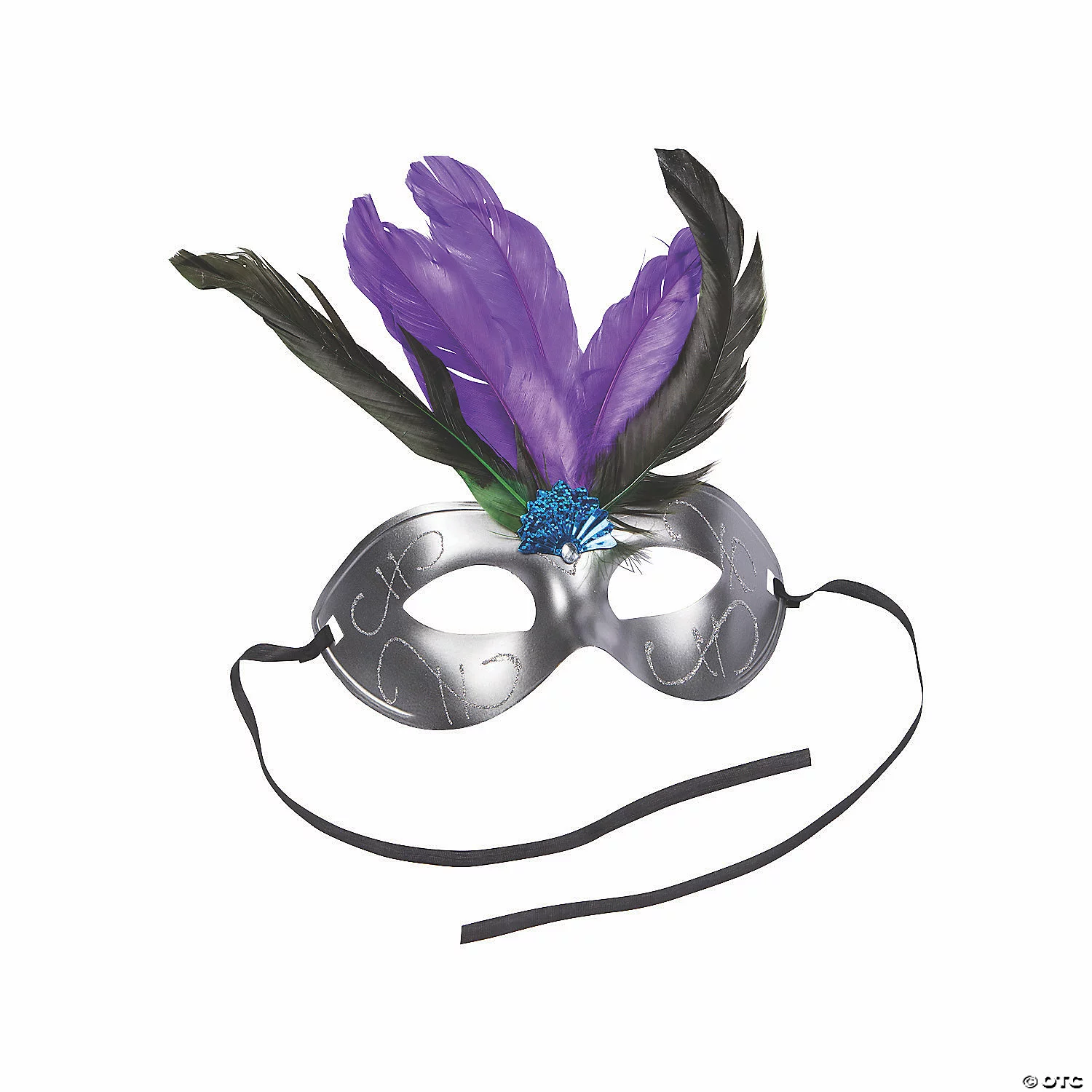 Feathered Masquerade Masks - 12 Pc. 3 Feathered Masquerade Masks - 12 Pc.