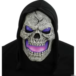 Flame Fiend Skull Purple Mask