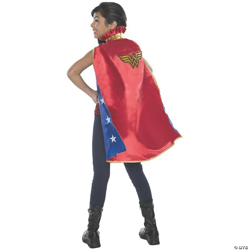 Girl's Wonder Woman Cape 3 Girl's Wonder Woman Cape