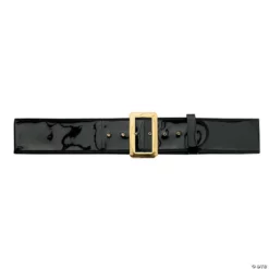 Glossy Patent Leather Santa Belt
