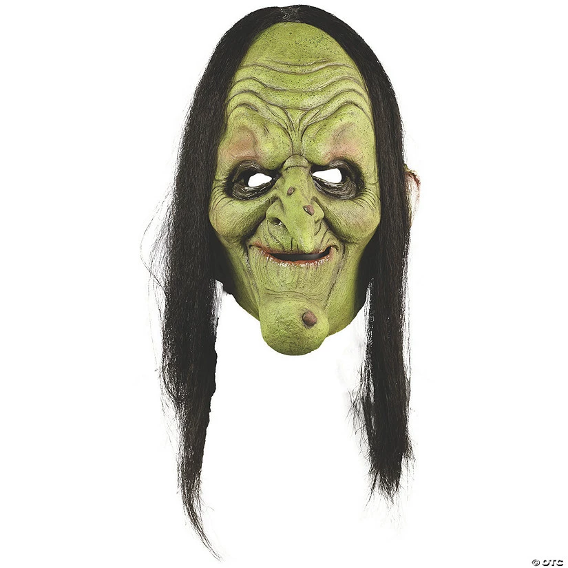 Green Witch Adult Mask 3 Green Witch Adult Mask