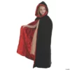 Kids' Black/Red Velvet Cape -Halloweenexpress Winkel kids black red velvet capeur26148