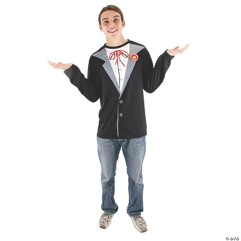 Men's Alfred E. Neuman T-Shirt Costume 3 Men's Alfred E. Neuman T-Shirt Costume