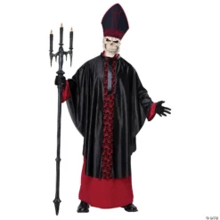 Men's Black Mass Costume