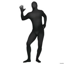 Men's Black Skin Suit Costume
