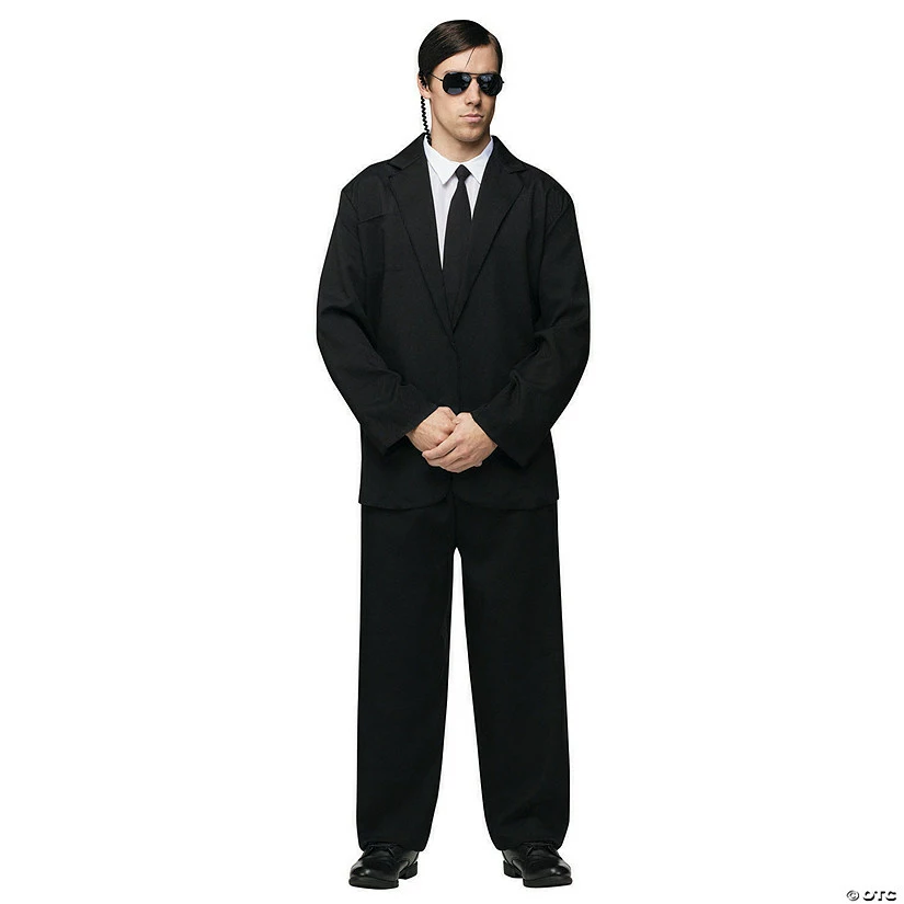 Men's Black Suit Costume 3 Men's Black Suit Costume