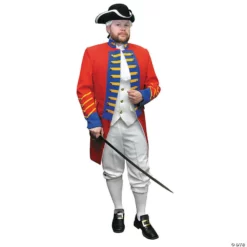 Men's British Revolution Officer Costume