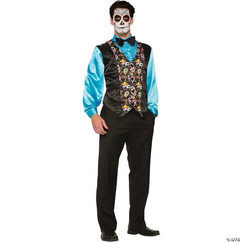 Men's Day Of The Dead Vest 3 Men's Day Of The Dead Vest