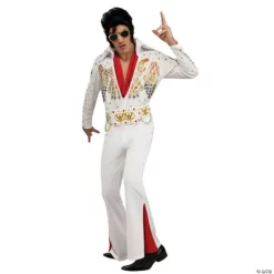 Men's Deluxe Elvis Presley Eagle Jumpsuit Costume