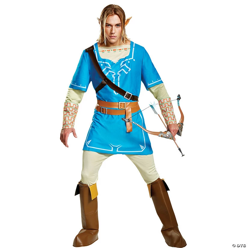 Men's Link Breath Of The Wild Costume 3 Men's Link Breath Of The Wild Costume