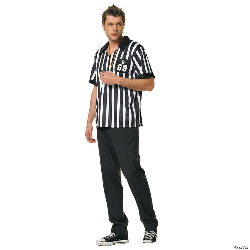 Men's Referee Shirt Costume 3 Men's Referee Shirt Costume