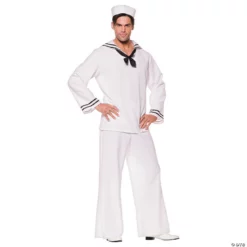 Men's White Sailor Shirt Costume