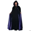 MN DELUXE VELVET CAPE BLACK PURPLE 2 MN DELUXE VELVET CAPE BLACK PURPLE -Halloweenexpress Winkel mn deluxe velvet cape black purpleur29209