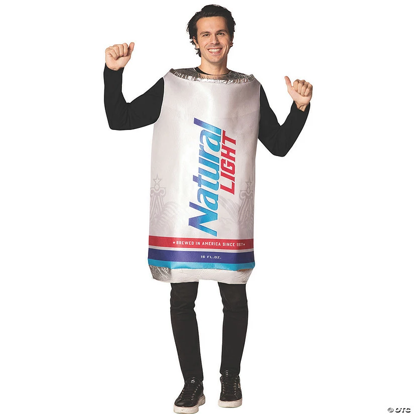 Natural Light Can Adult Costume 3 Natural Light Can Adult Costume