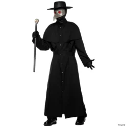 Plague Doctor Robe, Mask & Hat