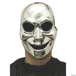 Silver Halloween Sinister Ghost Mask