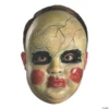 Smeary Doll Face Mask -Halloweenexpress Winkel smeary doll face maskdg23930