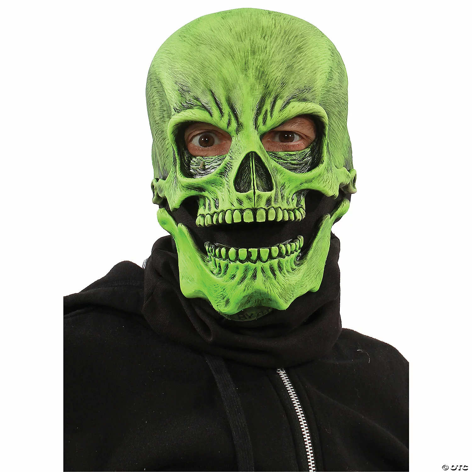Uv Green Sock Skull Mask 3 Uv Green Sock Skull Mask