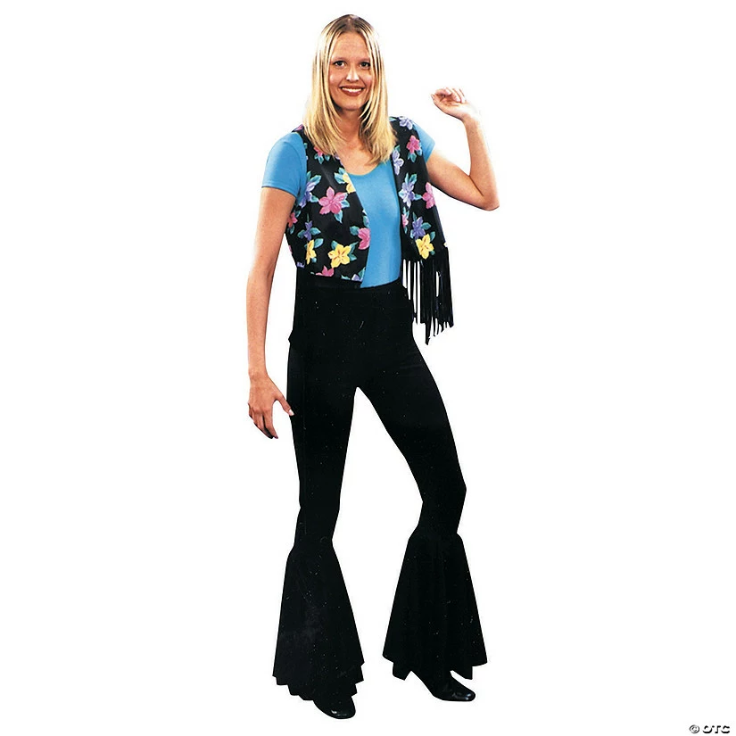 Women’s 70s Bell Bottom Pants Costume - Standard 3 Women’s 70s Bell Bottom Pants Costume - Standard