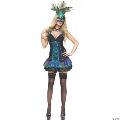 Women’s Midnight Peacock Costume - Extra Small