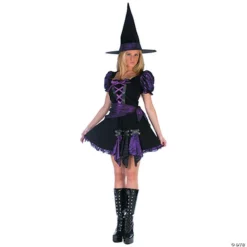 Women’s Purple Punk Witch Costume