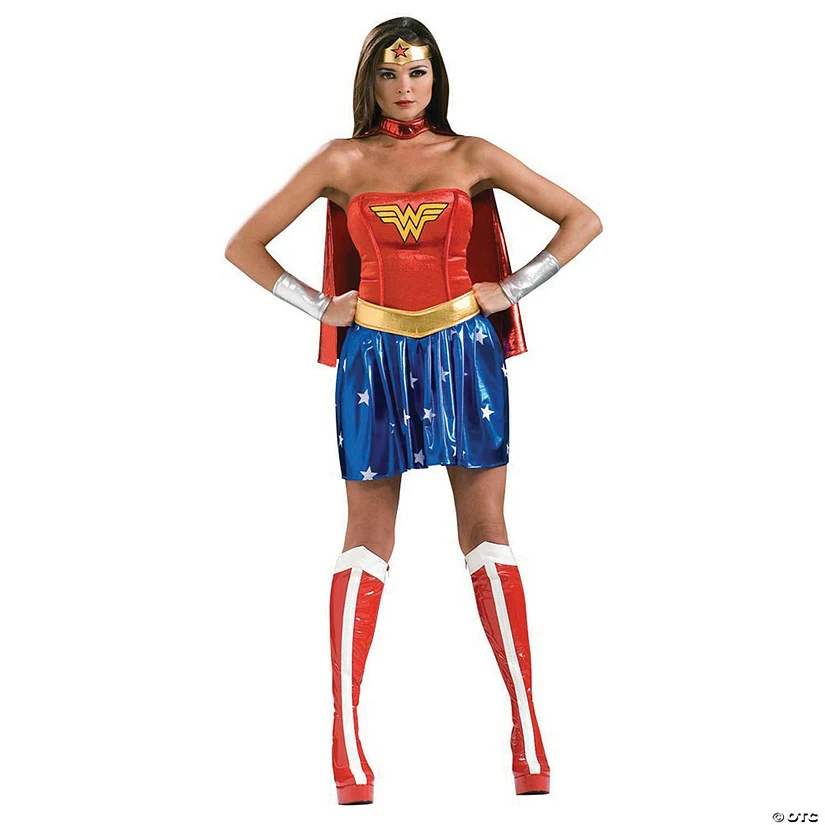 Women's Deluxe Wonder Woman Costume 3 Women's Deluxe Wonder Woman Costume