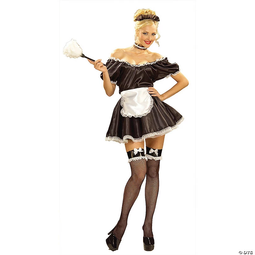 Women's French Maid Costume 3 Women's French Maid Costume