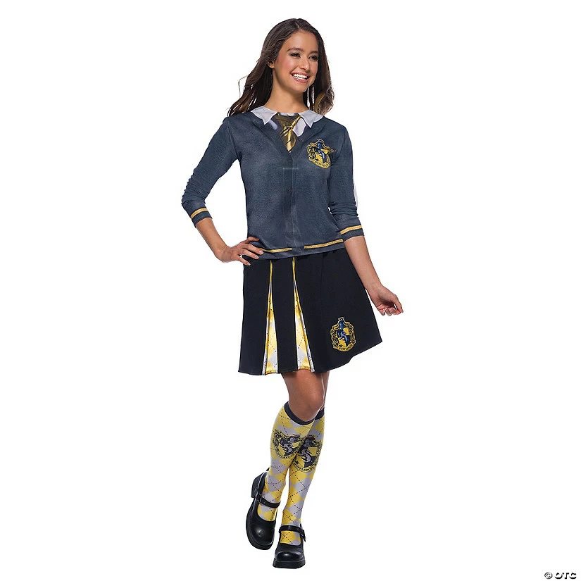 Women's Harry Potter Hufflepuff Costume Shirt 3 Women's Harry Potter Hufflepuff Costume Shirt