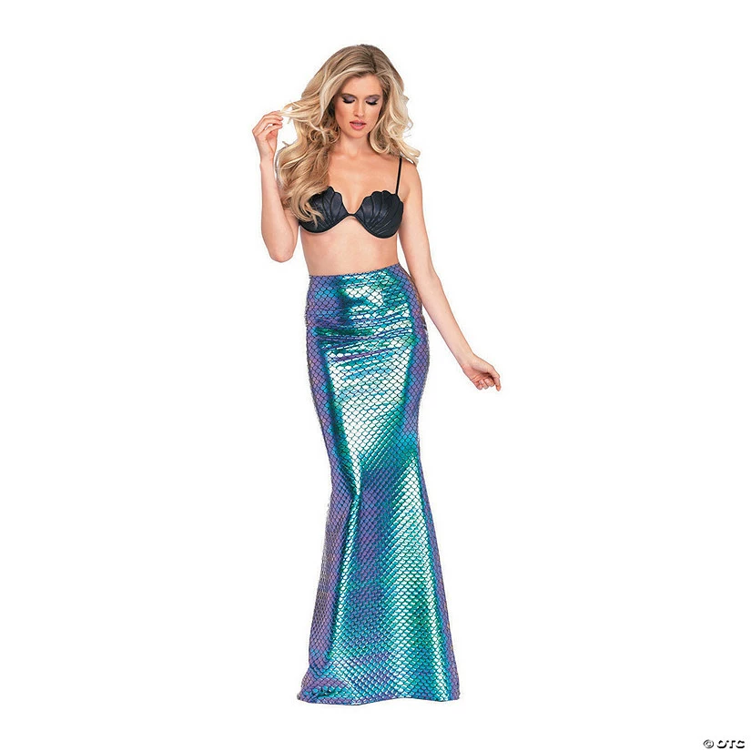 Women's Iridescent Scale Mermaid Skirt - Small 3 Women's Iridescent Scale Mermaid Skirt - Small