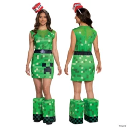 Women's Minecraft Creeper Costume