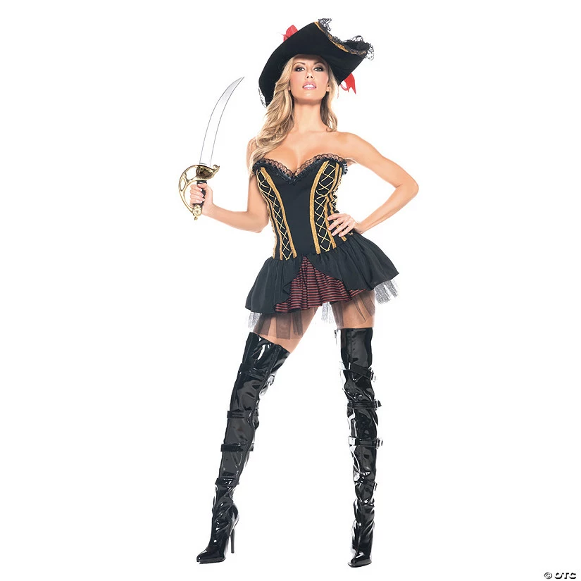 Women'S Seven Seas Pirate Costume 3 Women'S Seven Seas Pirate Costume